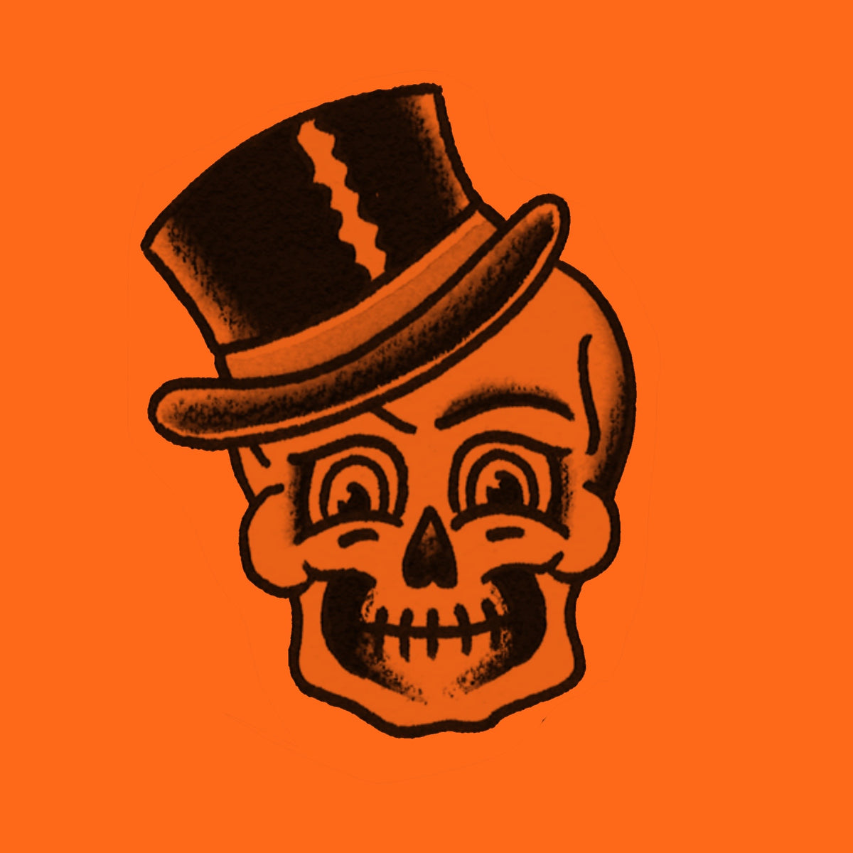 skull with hat